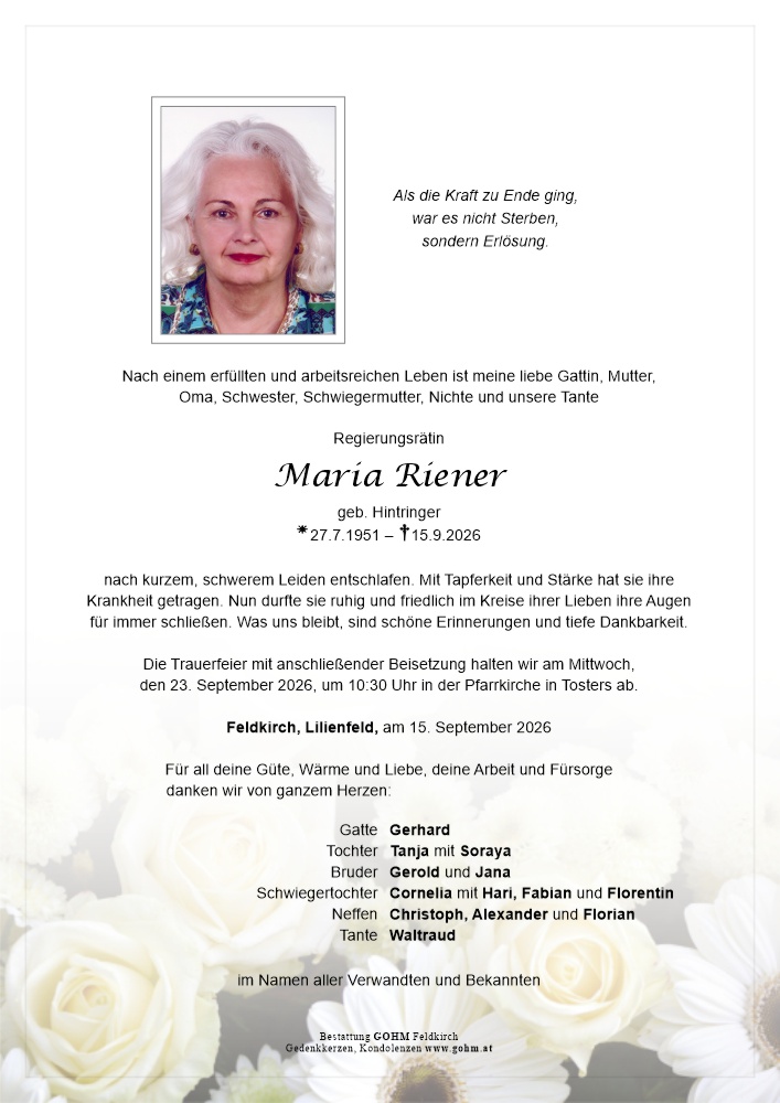 Maria Riener
